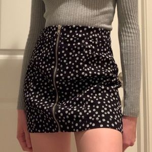 Dandelions zipper skirt